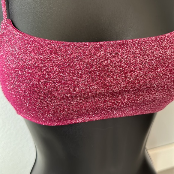 Grape sparkle triangl bathing suits top - Picture 3 of 10